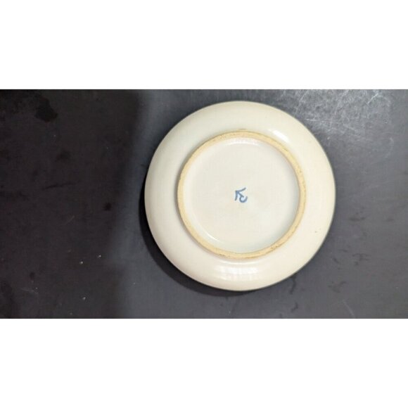 Paul Vogt  P.V. candle holder  floral design Red Farmhouse  Cottage - Picture 3 of 6